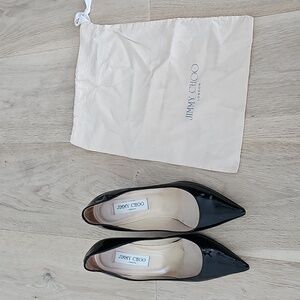 Jimmy Choo Love 100 Patent Leather Pumps Size 38
